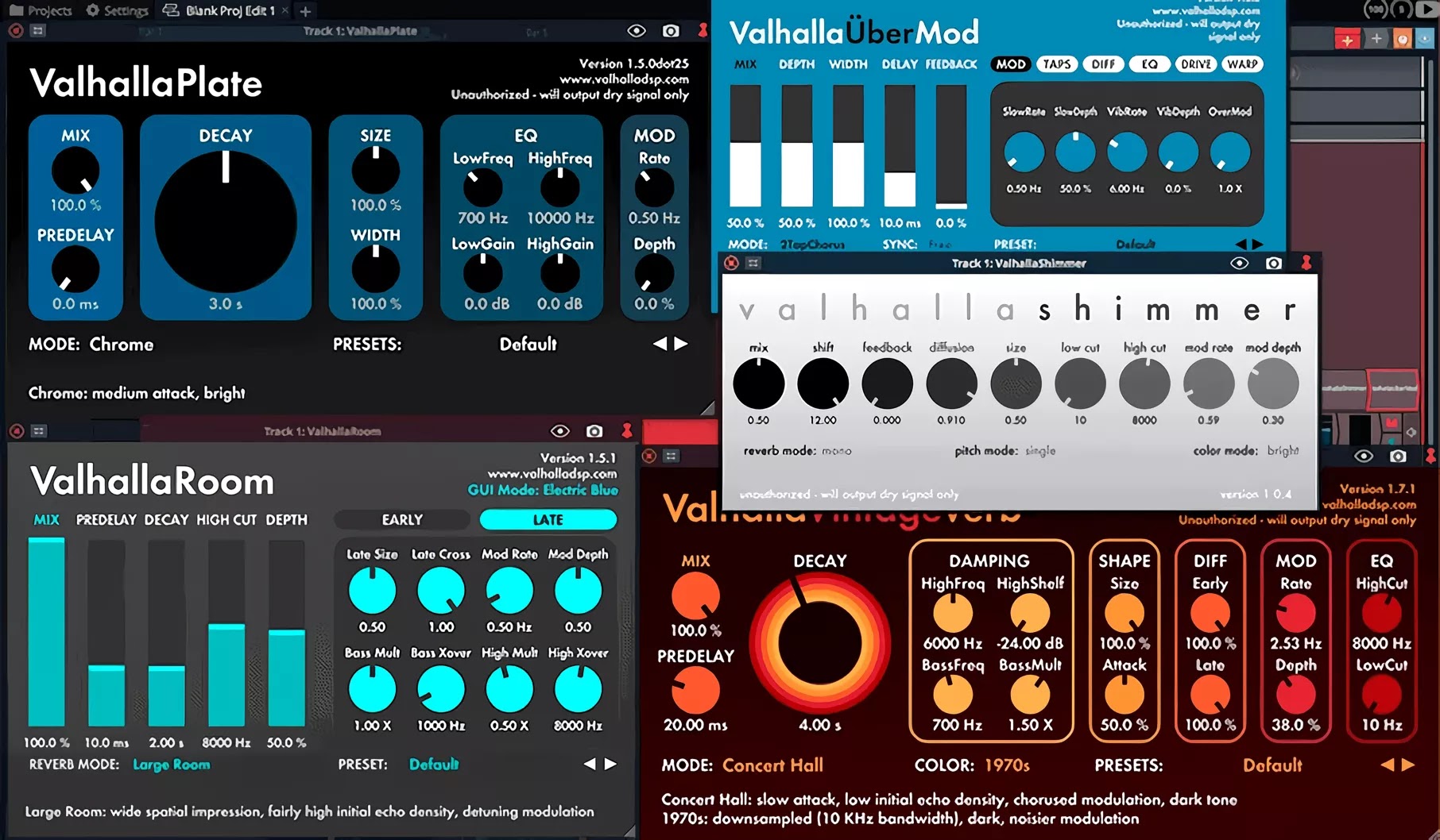 ValhallaDSP - Plugins Bundle 2025